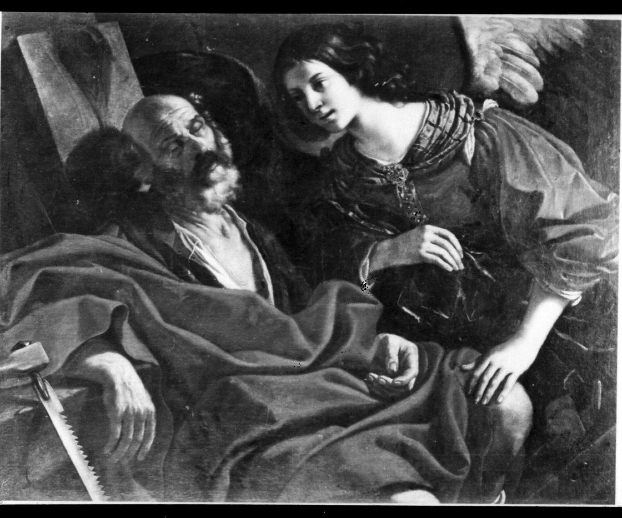 Giovanni Francesco Barbieri, il Guercino - sogno di San Giuseppe, Palazzo Reale, Napoli